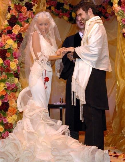 Charlie Shanian and Tori Spelling's wedding photo