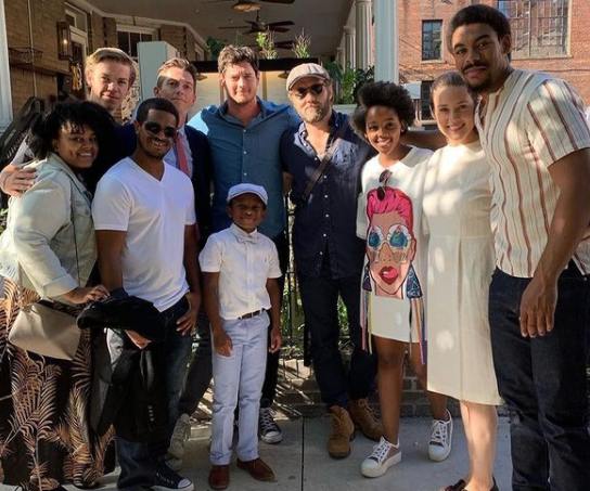 Chase Dillon with his co-actors