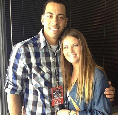 Drew Ann Reid with her husband, Devin Woodhouse