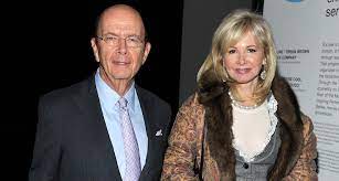 Wilbur Ross with his wife Hilary Geary Ross