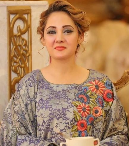 Gharida Farooqi, presentadora de televisión pakistaní