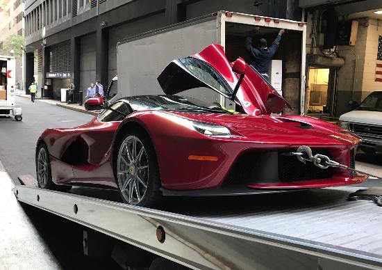 Katherine Weingartt's ex-husband, Ken Griffin's car