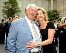 Laura Lasorda posing for the photo with her father Tommy Lasorda 
