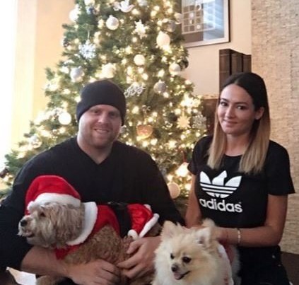 Phil Kessel with his ex-girlfriend, Sandra Pereira