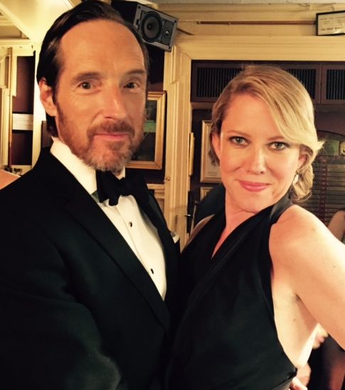 Taylor Nichols with his co-star