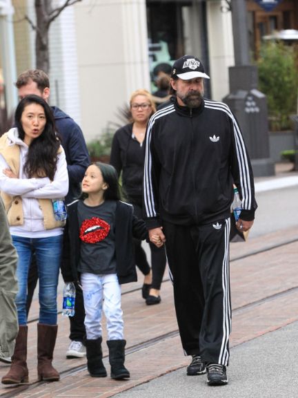 Toshimi Stormare with her husband, Peter Stormare and their daughter