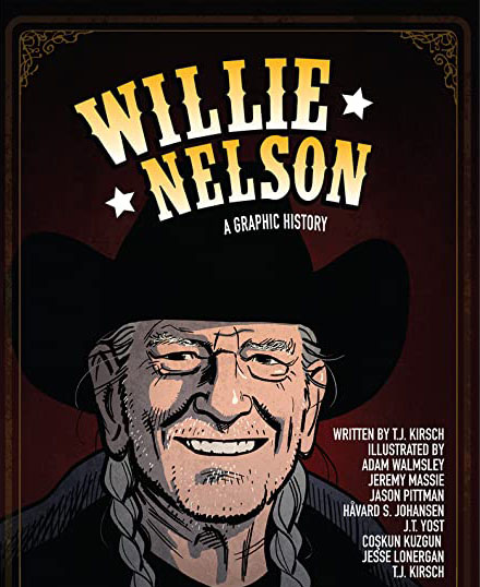 Connie Koepke's ex-husband Willie Nelson in the poster 