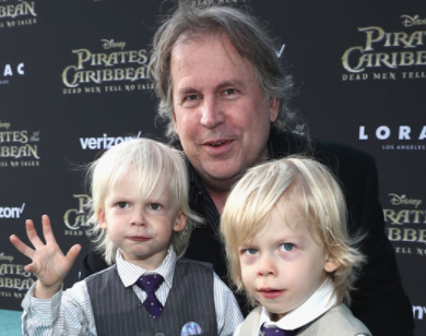 Terry Rossio with his children