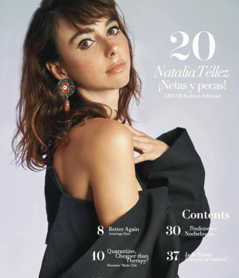 Natalia Tellez photo in the magazine