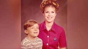 Bill Weir's childhood photo with his mother