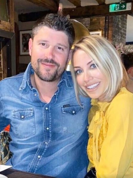 Laura Hamilton with her husband Alex Goward