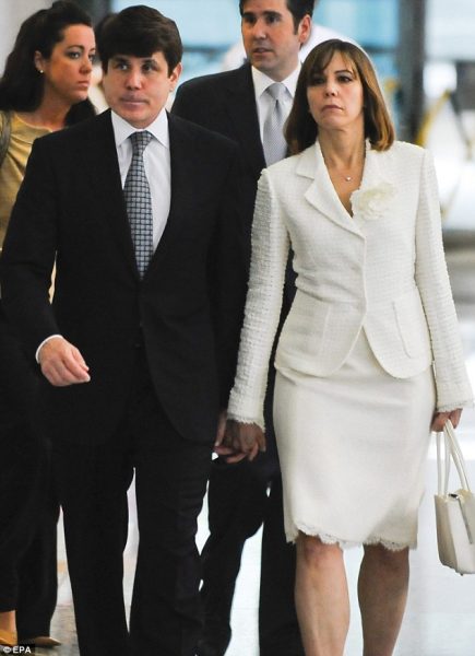 Rod Blagojevich with his wife Patricia Mell