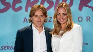 Vanja Bosnic with her husband Luka Modric