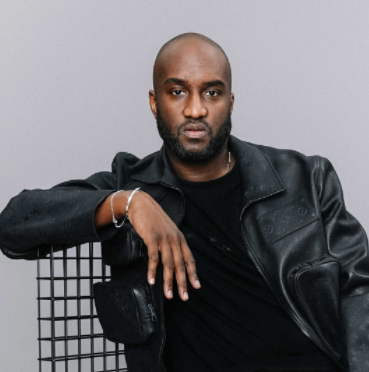 Virgil Abloh in a photoshoot 