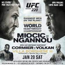 Francis Ngannou in the poster 