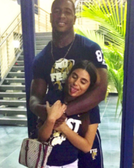  India Love with her boyfriend Jonnu Andre Smith 