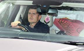 Fern Hawkins's husband Harry Maguire with the car