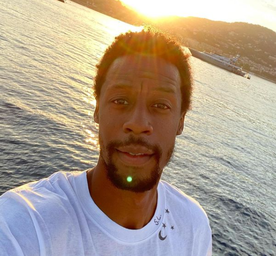 Gael Monfils in a frame