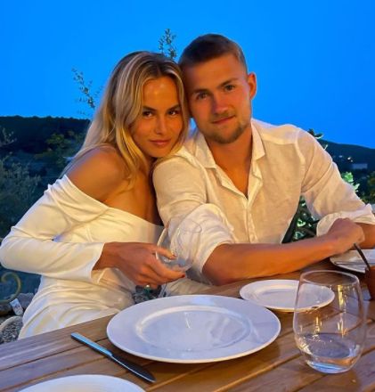 AnneKee Molenaar with her boyfriend, Matthijs De Ligt