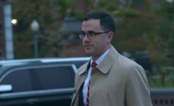 Tim Morrison outside the car