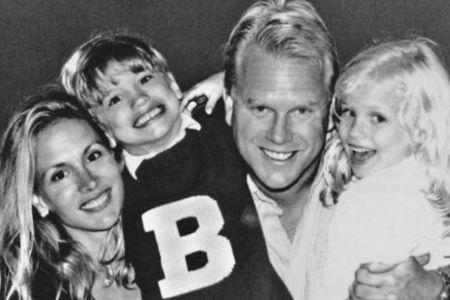 Boomer Esiason with his wife, Cheryl Esiason and children