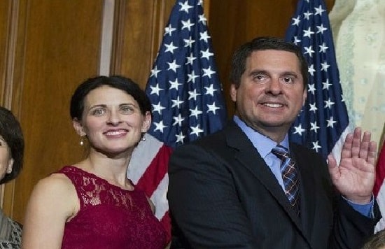 lizabeth Tamariz with her husband Devin Nunes 