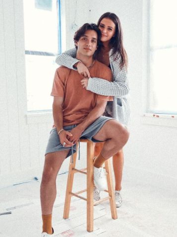 Gabriel Conte with his wife, Jessica Conte