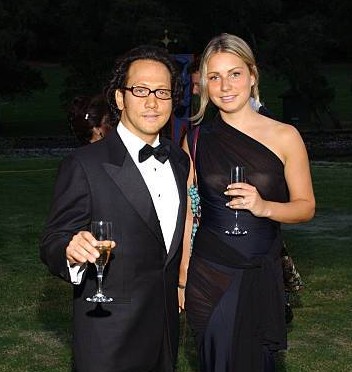 Helena Schneider with her ex-husband, Robert Schneider