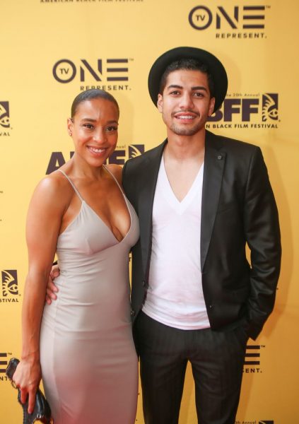 Rick Gonzalez with his wife Sherry Aon 