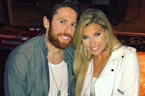 James Neal with his lovely girlfriend Melanie Collins.