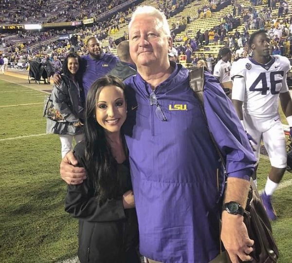 Steve Ensminger with his daughter-in-law, Carley McCord
