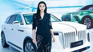 Fan Bingbing with the car