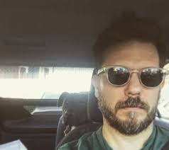 Jason Carden inside the car