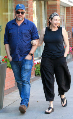 Scott Kolanach walking with his wife Stephanie Courtney 