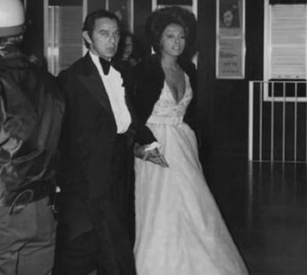 Fred Glusman with his ex-wife Diahann Carroll 