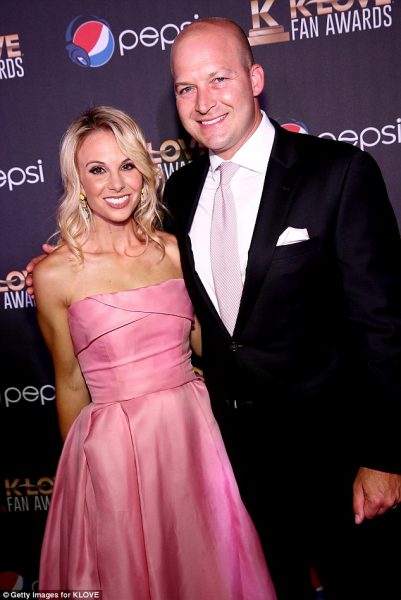 Elisabeth Hasselbeck with her husband Tim Hasselbeck