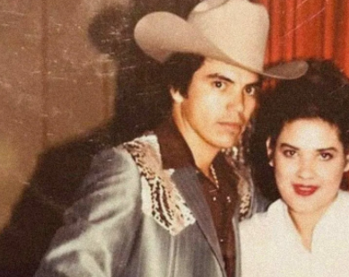 Marisela Vallejos Felix with her husband Chalino Sánchez