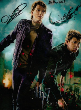 Oliver Phelps photo in the poster 