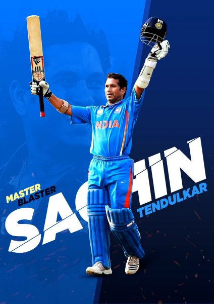 Sara Tendulkar's father Sachin Tendulkar in the poster