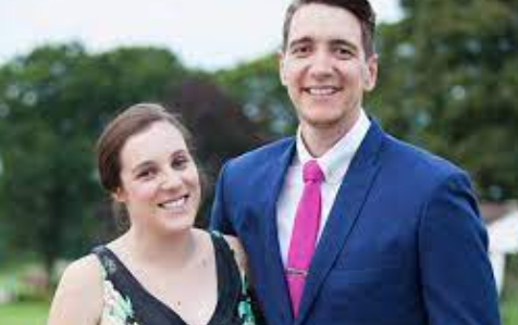 Katy Humpage with her husband Oliver Phelps 
