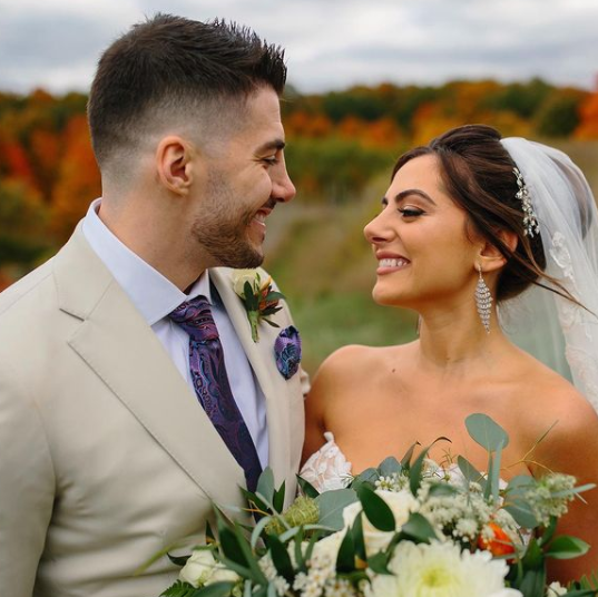 Nickmercs wedding photo with his wife Emumita Bonita