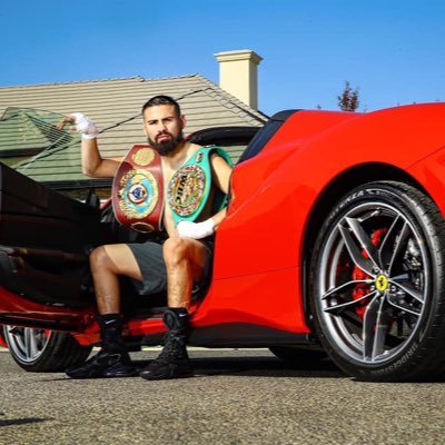 Jose Ramirez with the car