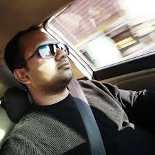 Samir Sharma inside the car