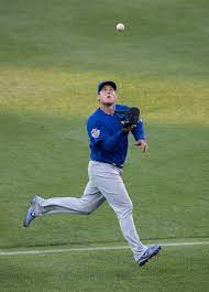 Emily Vokos's husband Anthony Rizzo posing for the photo