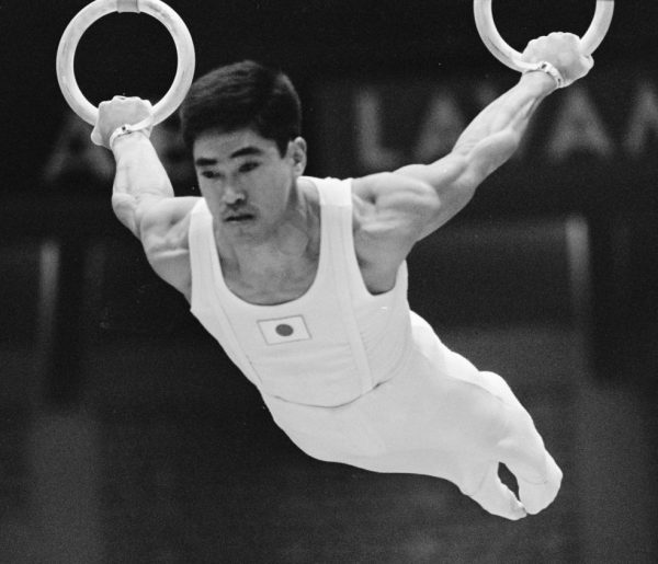 Yukio Endo playing gymnastic