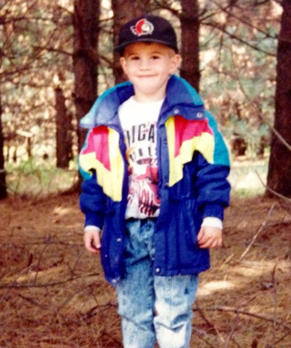 Mike Hoffman childhood photo