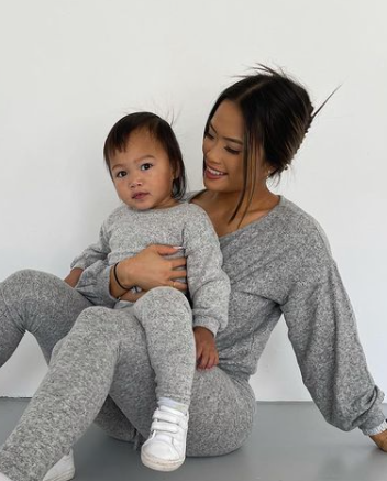 Sarah Magusara with her daughter