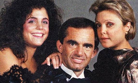 Bernadette Birk with her husband, Robert Julian Frankel and their daughter