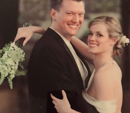Bryan Spies with his wife, Abigail Hawk