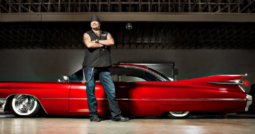 Danny Koker with the car